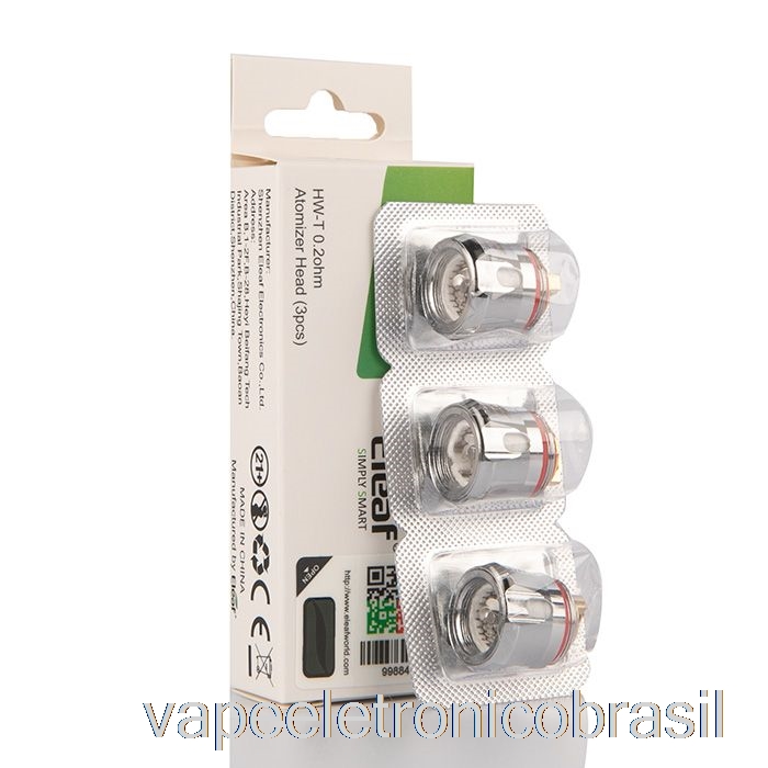 Bobinas De Substituição Da Série Vape Eletronico Eleaf Ello Hw Bobinas 0.2ohm Hw-t2